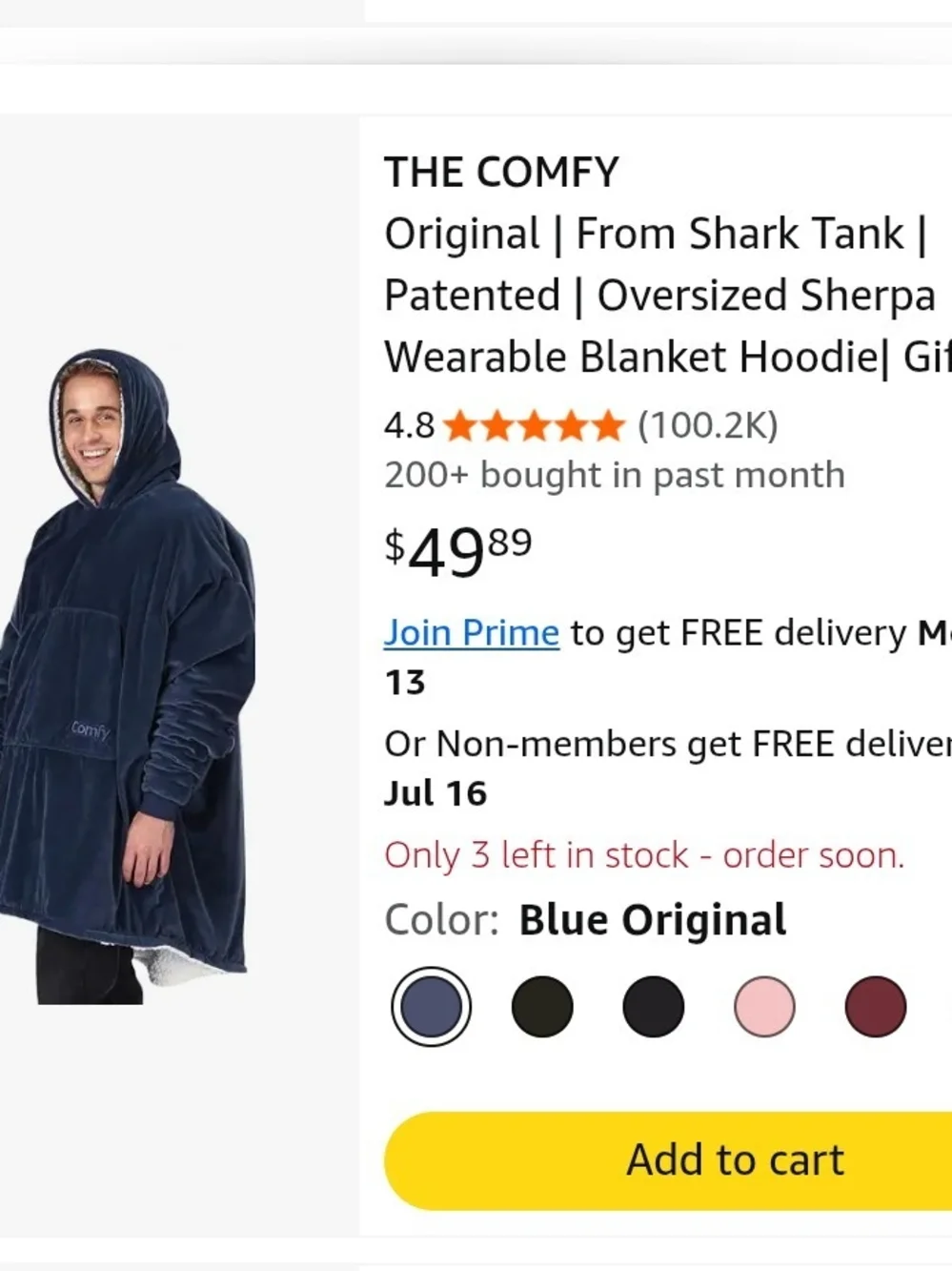 The Comfy comfy oversized